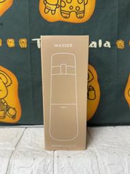 WASSER 不鏽鋼內瓷保溫瓶 360ml/KAVI 翻轉咖啡杯(S) 300ml 裸膚米