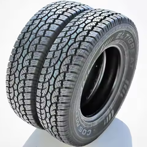2 Cosmo El Tigre AT 225/75R16 115/112S E 10 Ply A/T Tires 55k Mi Warranty