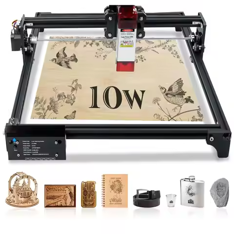 DIY Laser Engraver 10W Cutting Machine Air Assist 10w Nozzle Laser Printer CNC Router Laser Engravin