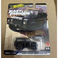 LeHuong Diecast - Hot Wheels Premium Fast Model Car & Furious Land Rover Defender 90