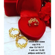 Cincin 888 suasa cop 916