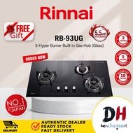 RINNAI RB-93UG BUILT IN HYPER BURNER GAS HOB / COOKING GAS HOB
