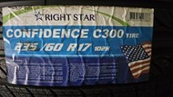 [平鎮協和輪胎]極光RIGHT STAR C300 235/60R17 235/60/17 102H裝到好台灣製22年製