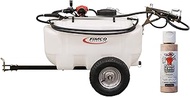 FIMCO 5303649 25-Gallon Trailer Sprayer, 2.4 GPM Pump, 3-Nozzle Boom, Durable, High-Pressure Lawn & 