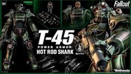 🔥KOF 模型王者🔥 預購 threezero Fallout異塵餘生 T-45 熱棒鯊魚動力裝甲 12吋人偶 可動