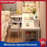 L Shape Table Corner Desk With Bookshelf Integrated Desk Corner Study Table Corner Office Desk L-Sha