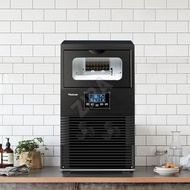 40KG Ice Machine Commercial Milk Tea Shop Bar Automatic Cube Ice Maker Ice Cube Machine Electric Aut