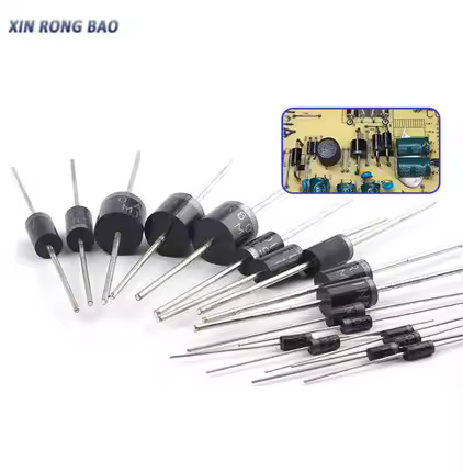 20PCS Rectifier Diode 1N5408 1N5404 1N5819 1N5401 1N5822 1N4007 UF5408 1N5399 FR107 FR207 DO-27