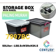 Century Storage Box With Wheel 50 Litres - 7997BC