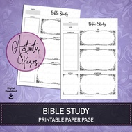 FuchsDich Printable Bible Study | Study Learn Bible | Kitab Injil | PDF Digital Download | A4 A5 Ins