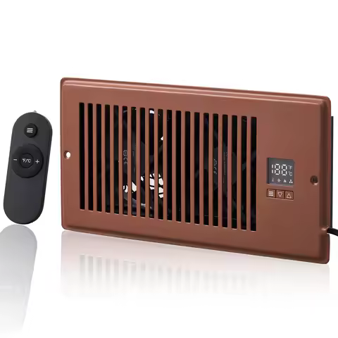 SucceBuy Register Booster Fan Quiet Vent Booster Fan Fits 4” x 10” Register Holes with Remote Contro