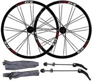 MTB Double Wall Wheelset, Bike Alloy Hub Quick Release Rims 26inch Wheels Mountain Bike,A