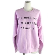 成色極佳：GUCCI 469250 骷髏印花圓領套頭衛衣，紫粉色，XS碼，義大利製造，正品，女款