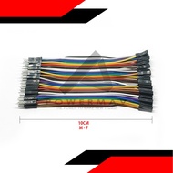 10cm dupont wire m to f line connector jumper cable wires multi color 40Pin module male to female