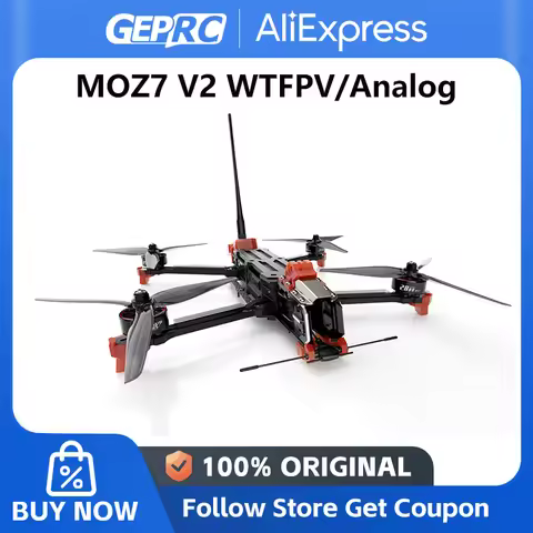 GEPRC MOZ7 V2 Analog / WTFPV FPV GPS 7Inch RC Quadcopter LongRange Drone 1450KV V1.1 ELRS915M/2.4G G