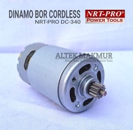 NRT PRO 340 DC Dinamo Motor Bor Cordless Bor Baterai 21V + Gear 12Gigi / Bor Cas Cordles Drill DC340