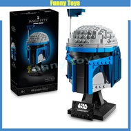 75408 Jango Fett Helmet Building Blocks Attack of The Clones Helmet Collect Toys Gifts for Boys