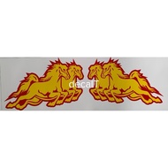 Horse and Double Horse Truck Stickers. Horse Truck Sticker. Double Horse Truck Stickers