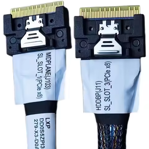 Slim SAS4.0 SFF-8654 8I PCLE X8 To Backplane Data Cable DD0S5ZPI300