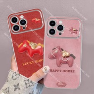 IPhone 16 15 14 13 12 11 Pro Max 7 8 Plus XR XS Max 3D Anti-Fall Soft Strap Case for RL6DSC472&473