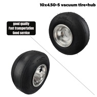 Go Kart 5 Inch Wheels Beach Car Accessories Drift Wheel 10X4.50-5 Kart Tire Highway Hub Front Wheels
