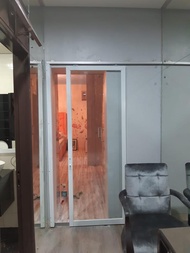 pintu sliding alumunium 1 daun