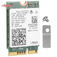 For  Wi-Fi 6 AX201 Bluetooth 5.0 Dual Band 2.4G/5G Wireless NGFF Button E CNVi Wifi Card AX201NGW 2.