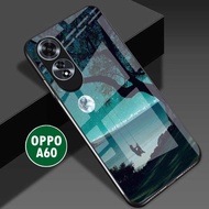 Oppo A60 - Softcase Glass Kaca - Casing Oppo A60 - Terbaru Case Oppo A60