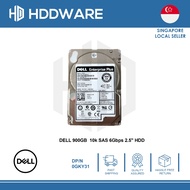 Dell 900GB 10k SAS 6Gbps 2.5" HDD // 0GKY31 // GKY31 // ST900MM0006 // 9WH066-157