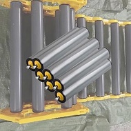 Conveyor Roller Industrial Conveyor Roller-PVC 7 Pack, Dia 2.4'' 2i" 1.6" 1.5'' 1'', Heavy Duty Unpo