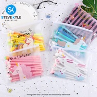 20PCS Cartoon Ballpen Set Cute Pens Sign Pen Flexstick Ballpen 0.5  Se