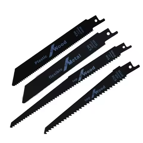 4pc Reciprocating Saw Blades High Carbon Steel Wood Pruning Saw Blades For Plastic Pipe Metal Cuttin