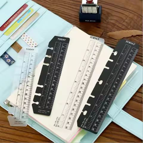 6 Holes PVC Separator For Spiral Filofax Planner Gift School Creative Student Supply Binder Notebook