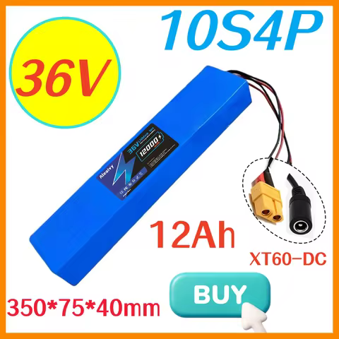 Rechargeable lithium battery 10S4P 36V 12Ah scooter battery, built-in BMS for Kugoo M2 M2+ Kirin M2 