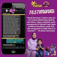 Booster anak cemerlang Supplement Otak Excelhana Vitamin Bijak kids budak cerdik Cergas Cerdas Examo