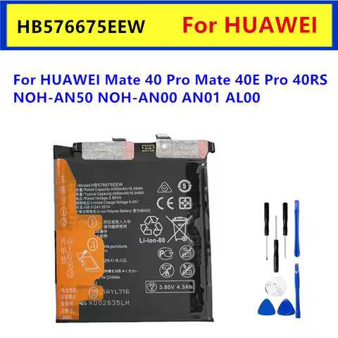 HB576675EEW Repalcement Battery For HUAWEI Mate 40 Pro Mate 40E Pro 40RS 40 RS NOH-AN50 NOH-AN00 AN0