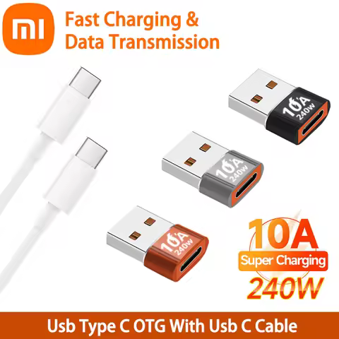 10A Usb 3.0 OTG Type C Adapter Usb C To Usb A Adaptador Usb Tipo C Xiaomi 12 OTG Connector For Samsu