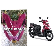 Tameng Depan Motor Honda Beat Eco Digital Esp Tahun 2016 - 2019 Warna Hitam Putih Biru Merah Pink