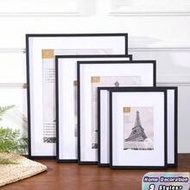 1/2/3PCS 30x40cm 12x16in A4 A3 Black Solid Wood Picture Frame With Easel Stand Horizontal Vertical D