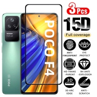 Full Cover Tempered Glass for Xiaomi POCO F4 F4GT X4GT F3 GT F3GT M4 Pro X3 NFC X3PRO Screen Protect