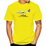 Men t shirt New Men t-shirt Illustration of Lufthansa Airbus A320 NEO D AINA by stevehclark tshirt t