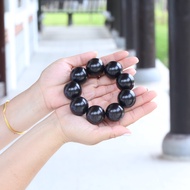 Ebony Extra Large Men's Bracelet Ebony Bracelet 30mm Oversized Wooden Jewelry