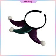 Star Jester Fun Hairbands Jester Clown Glitter Horn for Photo Studio Photo Props