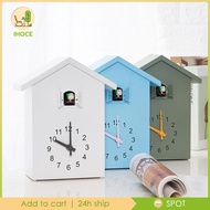 [Ihoce] Sweeping Wall Clock Cuckoo Cuckoo Telling Time Living Room Table