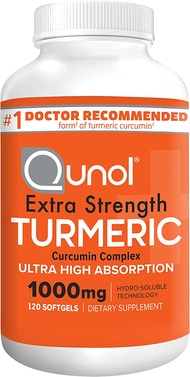 Qunol Turmeric Curcumin Extra Strength 1000 mg 120 soft