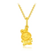 CHOW TAI FOOK 999 Pure Gold Pendant- Lucky Rabbit R31014