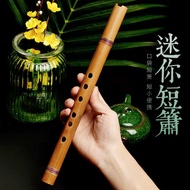 Zero Basic Entry Chinese Bamboo Flute Portable Bitter Bamboo Advanced Short Xiao Di Beginner Mini An