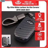 Carbon Key Case for Kia Cerato 2019 2020 2021 - 4 Button side key - Magnolia Car Accessories