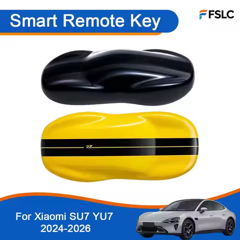 Cars Accessories Smart Remote Key For Xiaomi SU7 YU7 2024-2026 Black Yellow Cars Accessories Styling