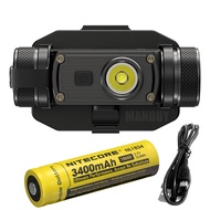 NITECORE HC60M V2 1200 lumens Rechargeable White Light Helmet Light